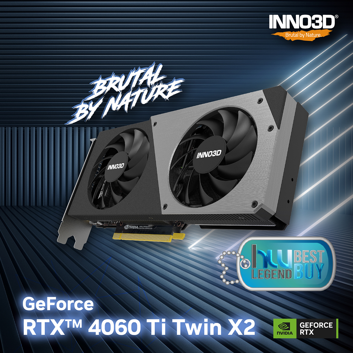 INNO3D GEFORCE RTX 4060 TI 8GB TWIN X2 GETS BEST BUY AWARD FROM HW